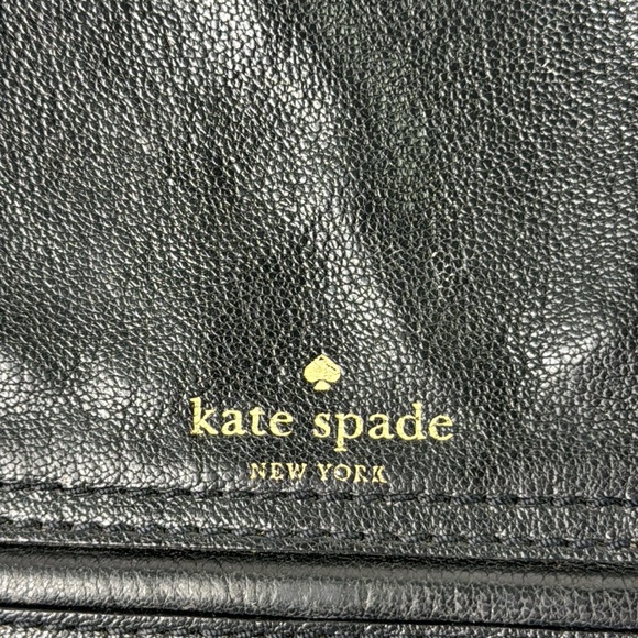 Kate Spade New York Rianne Pratt Street Black Leather Crossbody - Picture 2 of 9